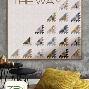 A poster of the way with a yellow chair and pillows