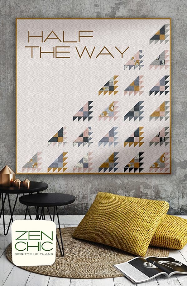 A poster of the way with a yellow chair and pillows