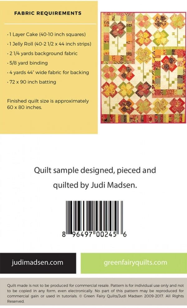 A book cover with a picture of a quilt.