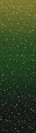 A green background with some white stars