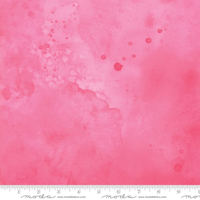 Pink watercolor texture with subtle patterns.