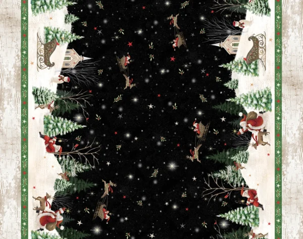 Believe Santa's Scenic Double Border