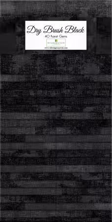 Dry Brush Black textured background with label