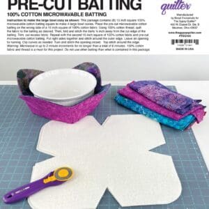 Large Bowl Cozy Pre-Cut Batting 8ct
