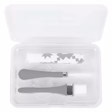 Oh Sew Clean Brush and Cloth Set Gray - Image 2